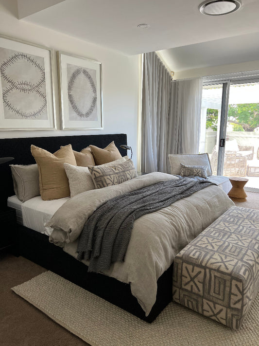 Recover ottoman and lumber cushions Gold Coast
