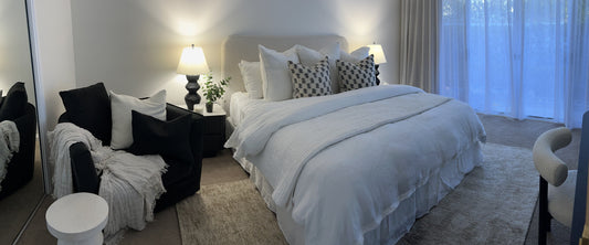 Bungalow Interiors - Interior styling bedroom makeover Sanctuary Cove