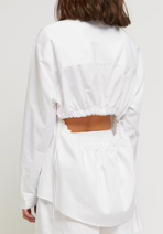 Gretel Cotton Ruched Shirt