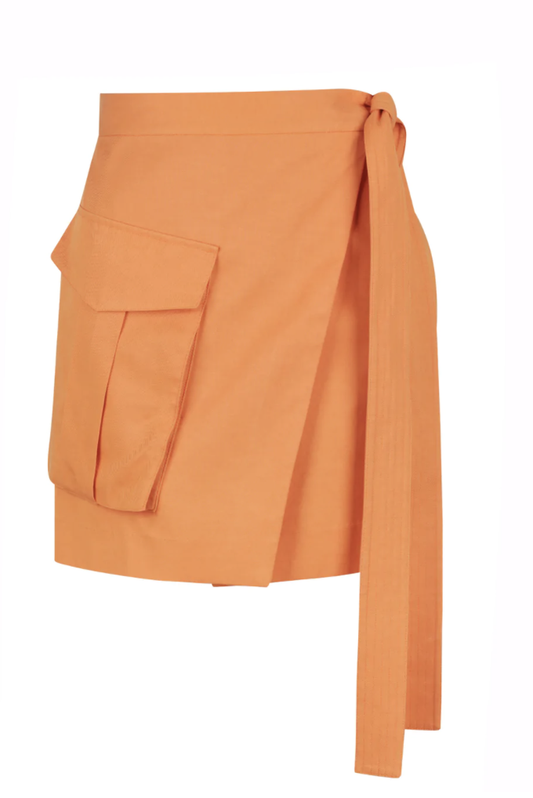 Sara Wrap Mini Skirt, Mango