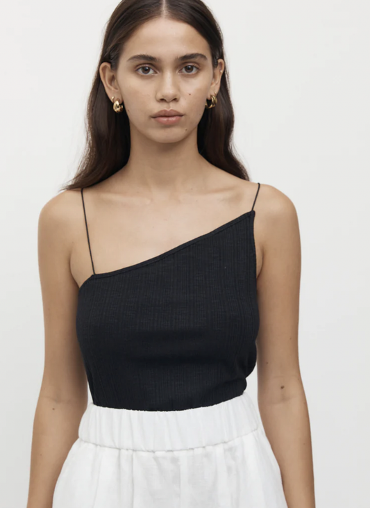 RHODES SINGLET TOP - BLK