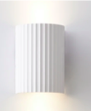 Wall sconce fluted plaster  Height 22cm Width 16cm Weight 1.5k)