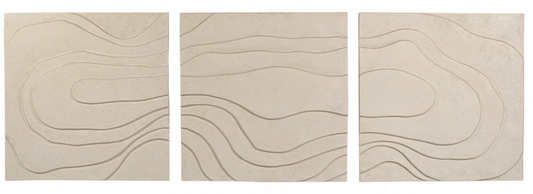 3 Piece Desert Wall Art W61 x D7.5 x H61