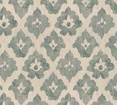 Teal Leaf Cushion w MB Plain Back
