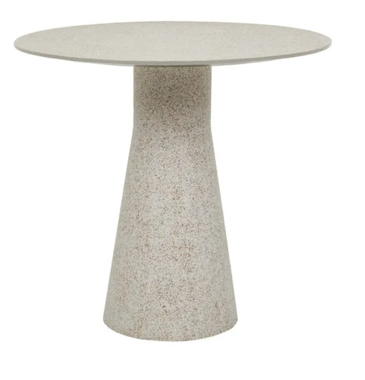 Tapered Round Cafe Table 800x750H - Sand