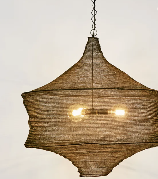 Antique Brass Wire Pendant 106x106