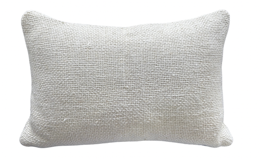 Woven Linen Lumber White