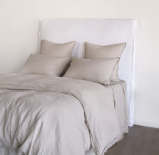 Flocca Linen Bedhead - Tall