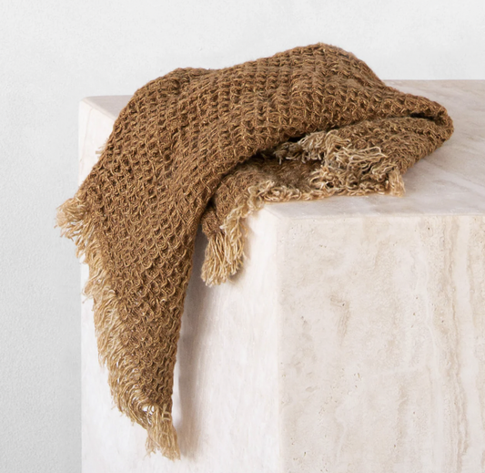 Waffle Face Towel Russo 32x32