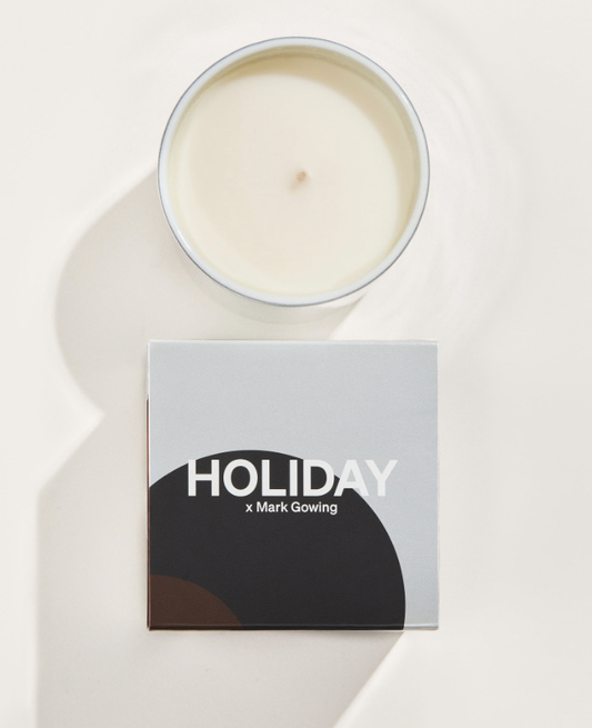 Limited Edition Flannel Flower Silver Candle