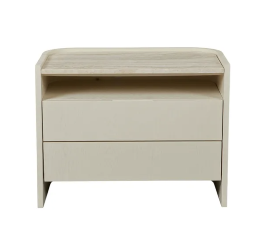 Elsie Two Drawer Bedside