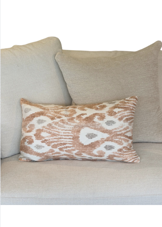Blush Schumacher Custom Cushion