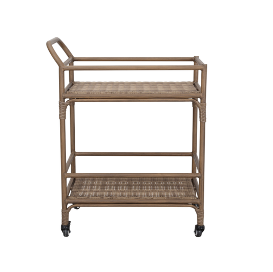 Chestnut Martini Bar Cart