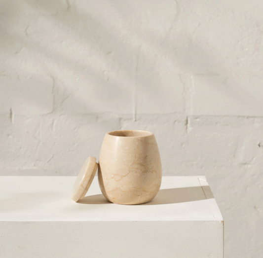 Ci Travertine Canister
