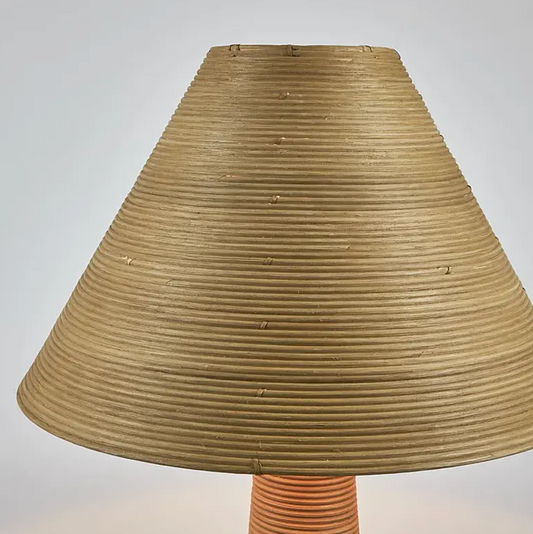 Natural Rattan Floor Lamp