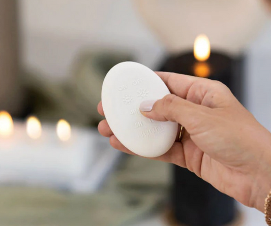 Remote Control White & Black Candles