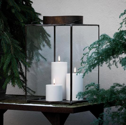 Outdoor White Candles