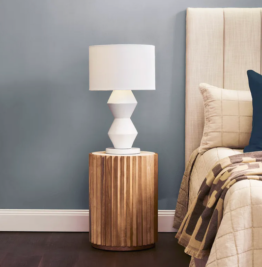 Abstract White Table Lamp