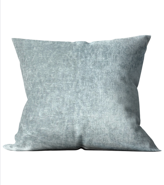 Powder Blue Velvet Custom Cushion
