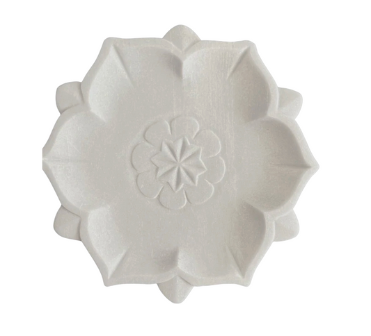 Marble Urli Flower Platter