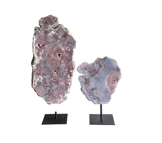 Amethyst Pink Slice Stand