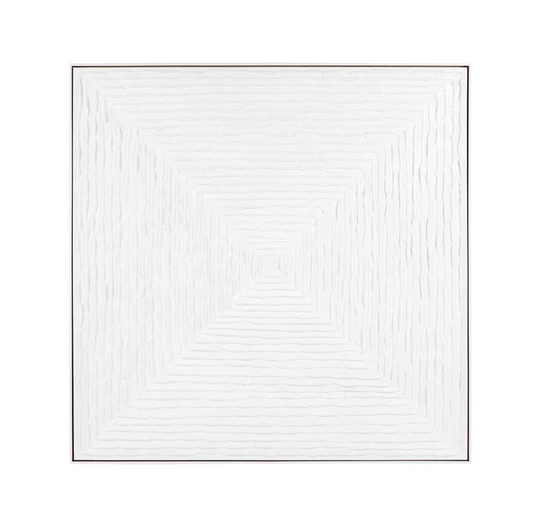 White Oil Painting on Gesso