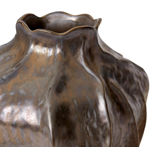 Grey Smokey Vase