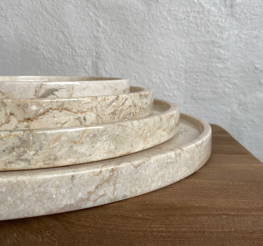 Paskal Travertine Tray