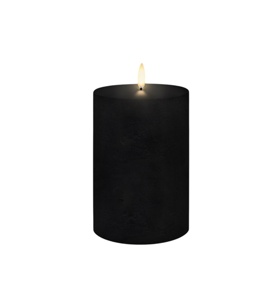 Matte Black Textured Pillar