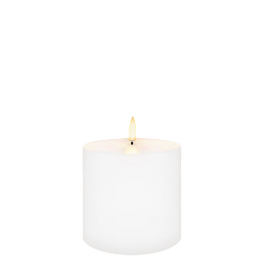 Nordic White Smooth Candles