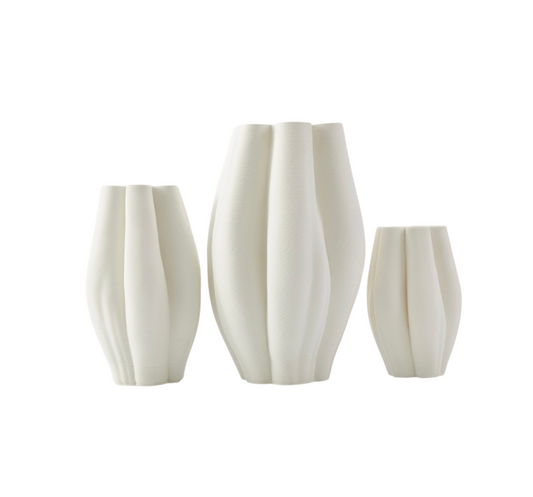 La Mer Vase Ivory