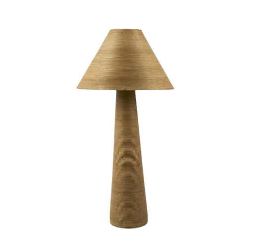 Natural Rattan Floor Lamp