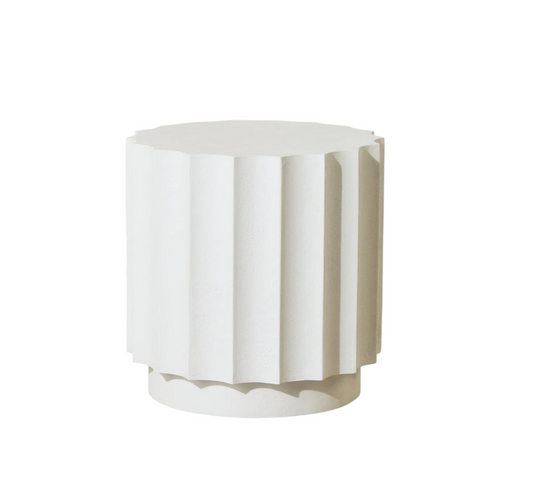 Scalloped Side Table