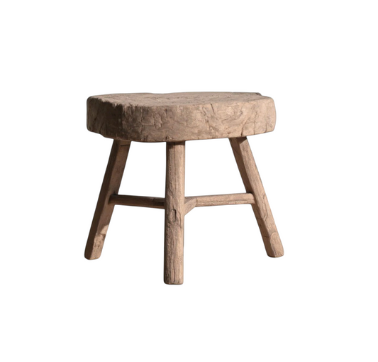 Natural Elm Side Table