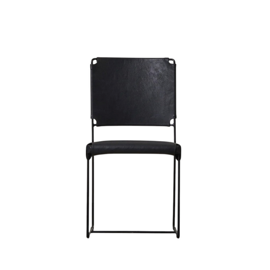 Leather Black Dining Chair