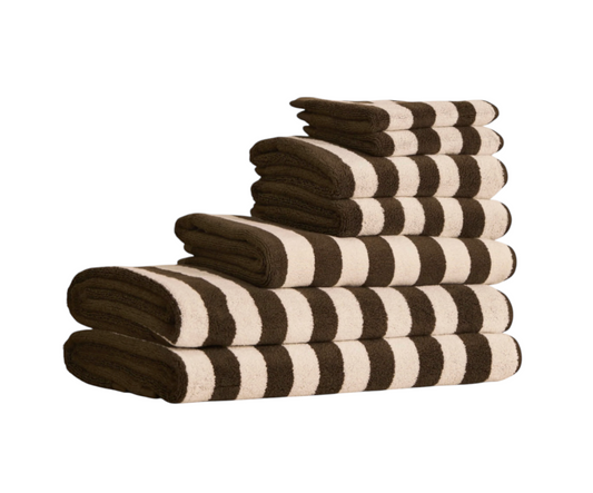 Raye Olive Bath Towels