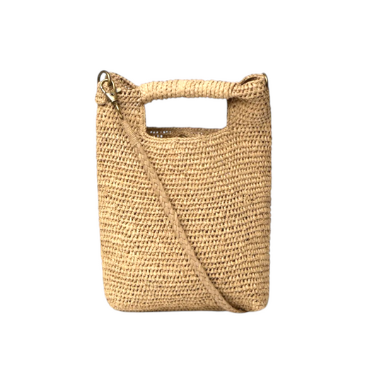 Geza Mini Raffia Tote Natural