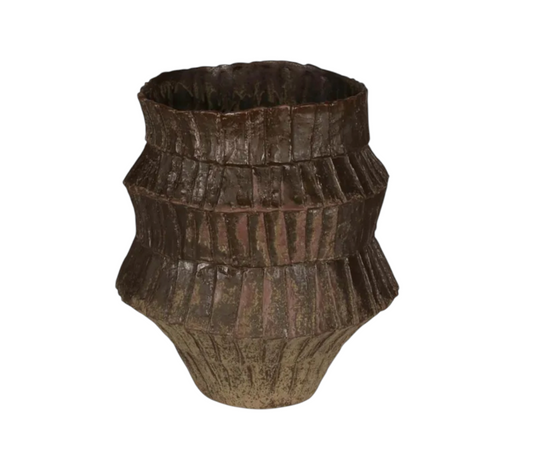 Suffle Bronze Vase