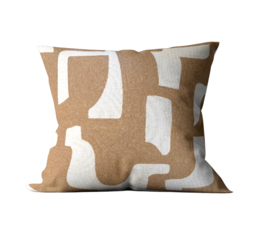 Caramel Entrelacs Custom Cushion