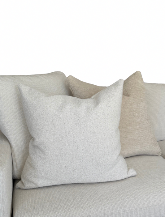 Textured Ivory Manhattan Cushion
