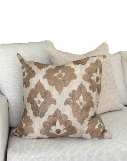 Gold Leaf Custom Cushion