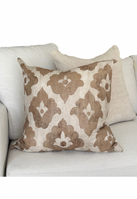 Gold Leaf Custom Cushion