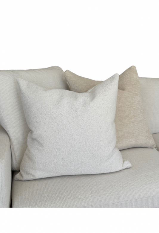 Textured Ivory Manhattan Cushion