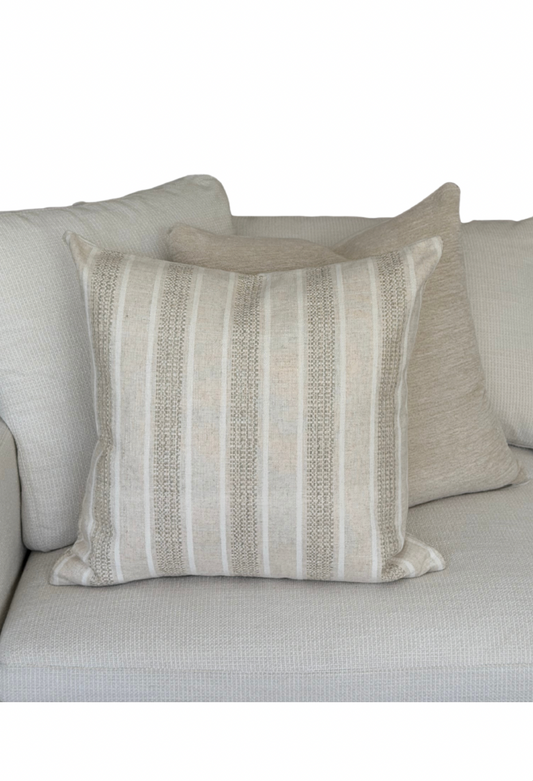 Oxnard Ivory Schumacher Custom Cushion