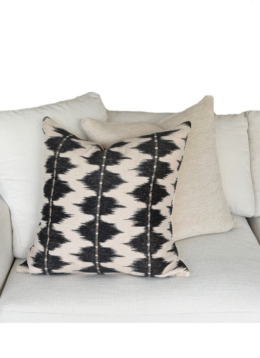 Myrthus Charcoal Custom Cushion