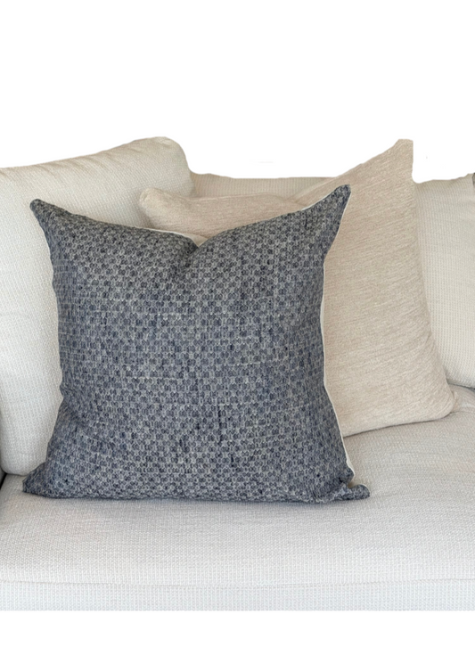 Chanin Navy Denim Custom Cushion