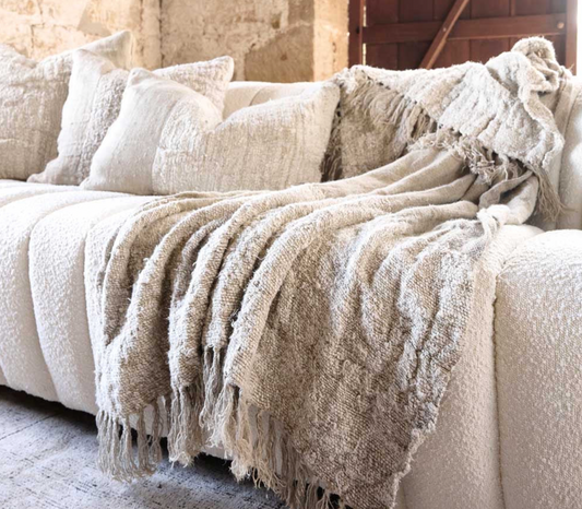 Raffine Linen Throw