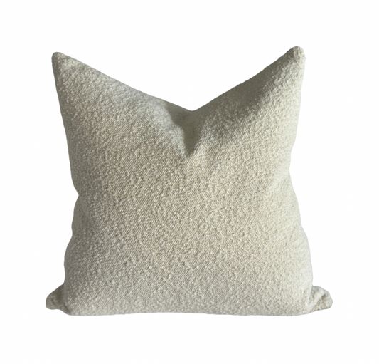 Custom Boucle Cushion