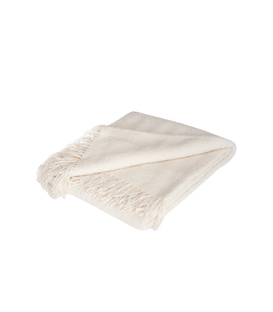 Alpaca Boucle Throw