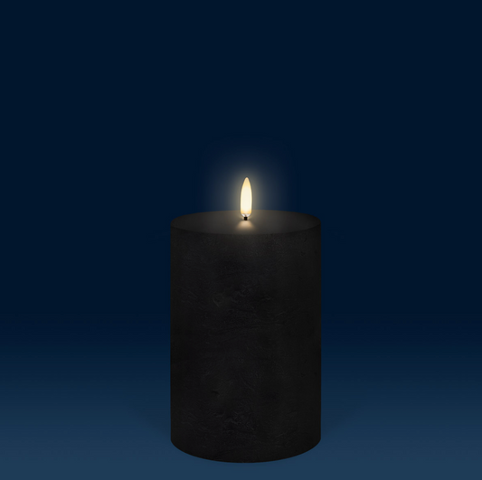 Matte Black Textured Pillar